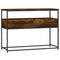 vidaXL Console Table Smoked Oak 100x40x75 cm Engineered Wood