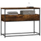 vidaXL Console Table Smoked Oak 100x40x75 cm Engineered Wood