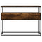 vidaXL Console Table Smoked Oak 100x40x75 cm Engineered Wood