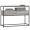 vidaXL Console Table Grey Sonoma 100x40x75 cm Engineered Wood