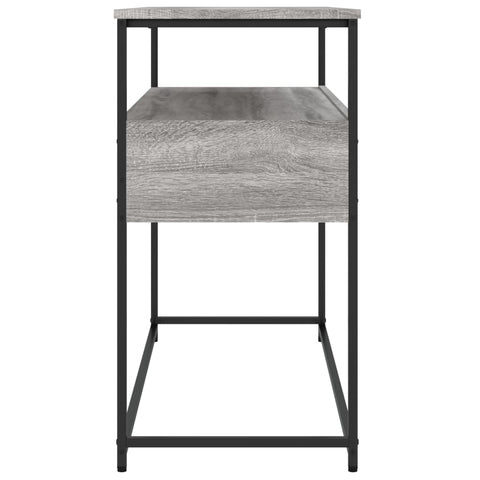 vidaXL Console Table Grey Sonoma 100x40x75 cm Engineered Wood
