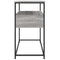 vidaXL Console Table Grey Sonoma 100x40x75 cm Engineered Wood