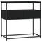 vidaXL Console Table Black 75x40x75 cm Engineered Wood