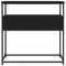 vidaXL Console Table Black 75x40x75 cm Engineered Wood
