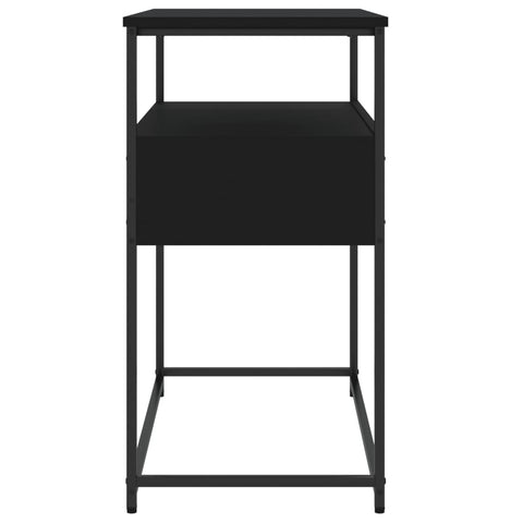 vidaXL Console Table Black 75x40x75 cm Engineered Wood