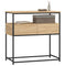 vidaXL Console Table Sonoma Oak 75x40x75 cm Engineered Wood