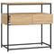 vidaXL Console Table Sonoma Oak 75x40x75 cm Engineered Wood