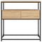 vidaXL Console Table Sonoma Oak 75x40x75 cm Engineered Wood