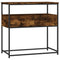 vidaXL Console Table Smoked Oak 75x40x75 cm Engineered Wood