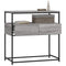 vidaXL Console Table Grey Sonoma 75x40x75 cm Engineered Wood