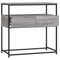 vidaXL Console Table Grey Sonoma 75x40x75 cm Engineered Wood