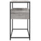 vidaXL Console Table Grey Sonoma 75x40x75 cm Engineered Wood