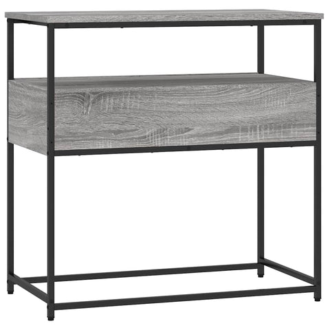 vidaXL Console Table Grey Sonoma 75x40x75 cm Engineered Wood