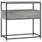 vidaXL Console Table Grey Sonoma 75x40x75 cm Engineered Wood