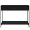 vidaXL Console Table Black 100x34.5x75 cm Engineered Wood