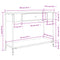 vidaXL Console Table Smoked Oak 100x34.5x75 cm Engineered Wood