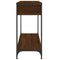 vidaXL Console Table Brown Oak 100x34.5x75 cm Engineered Wood