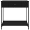 vidaXL Console Table Black 75x34.5x75 cm Engineered Wood