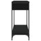 vidaXL Console Table Black 75x34.5x75 cm Engineered Wood