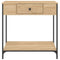 vidaXL Console Table Sonoma Oak 75x34.5x75 cm Engineered Wood