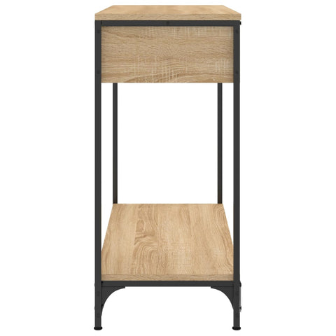 vidaXL Console Table Sonoma Oak 75x34.5x75 cm Engineered Wood