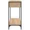 vidaXL Console Table Sonoma Oak 75x34.5x75 cm Engineered Wood