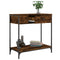 vidaXL Console Table Smoked Oak 75x34.5x75 cm Engineered Wood