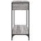 vidaXL Console Table Grey Sonoma 75x34.5x75 cm Engineered Wood