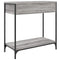 vidaXL Console Table Grey Sonoma 75x34.5x75 cm Engineered Wood