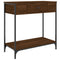 vidaXL Console Table Brown Oak 75x34.5x75 cm Engineered Wood