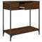 vidaXL Console Table Brown Oak 75x34.5x75 cm Engineered Wood
