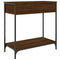 vidaXL Console Table Brown Oak 75x34.5x75 cm Engineered Wood