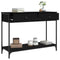 vidaXL Console Table Black 100x34.5x75 cm Engineered Wood