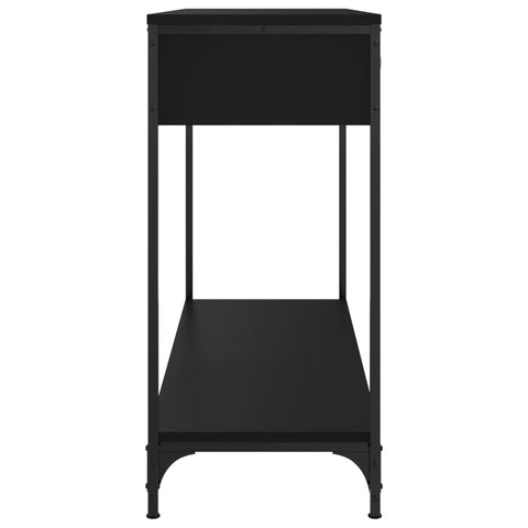 vidaXL Console Table Black 100x34.5x75 cm Engineered Wood