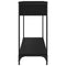 vidaXL Console Table Black 100x34.5x75 cm Engineered Wood