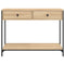 vidaXL Console Table Sonoma Oak 100x34.5x75 cm Engineered Wood