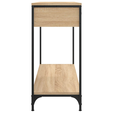 vidaXL Console Table Sonoma Oak 100x34.5x75 cm Engineered Wood