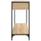 vidaXL Console Table Sonoma Oak 100x34.5x75 cm Engineered Wood
