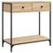 vidaXL Console Table Sonoma Oak 75x34.5x75 cm Engineered Wood