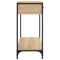 vidaXL Console Table Sonoma Oak 75x34.5x75 cm Engineered Wood