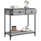 vidaXL Console Table Grey Sonoma 75x34.5x75 cm Engineered Wood