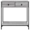 vidaXL Console Table Grey Sonoma 75x34.5x75 cm Engineered Wood