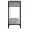 vidaXL Console Table Grey Sonoma 75x34.5x75 cm Engineered Wood