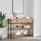 vidaXL Console Table Sonoma Oak 100x25x75 cm Engineered Wood