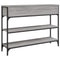 vidaXL Console Table Grey Sonoma 100x25x75 cm Engineered Wood