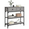 vidaXL Console Table Grey Sonoma 72.5x25x75 cm Engineered Wood