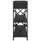 vidaXL Console Table Black 100x28x75 cm Engineered Wood
