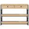 vidaXL Console Table Sonoma Oak 100x28x75 cm Engineered Wood