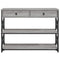 vidaXL Console Table Grey Sonoma 100x28x75 cm Engineered Wood