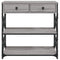 vidaXL Console Table Grey Sonoma 75x28x75 cm Engineered Wood